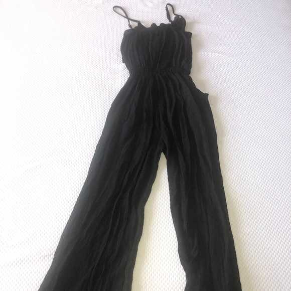 Long Black Jumpsuit - Picture 1 of 2